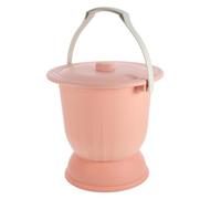 SAFIGLE Vaso Per Urina in Plastica Resistente All Usura Vaso Da Comodo Per Utilizzo Domestico Sputacchiera Portatile Semplice Da Pulire Trasportare Stabile e Antiribaltamento