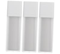 SAFIGLE Viaggio Vuote 50ml Pompa Airless Ricaricabili 3 Pezzi in Plastica As e Pp per Cosmetici e Mani, per Auto e Palestra