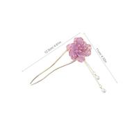SAFIGLE Vintage Hair Chopsticks in Chinese Style Enamel Peony Hairpin Lightweight For Women Elegant Hanfu Hair Piece For Wedding Party And Classical Costume Enthusiasts