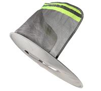 SAFIGLE Visiera Parasole per Casco da Cantiere con Riflettente e Facile Installazione, Accessorio per Elmetto in Poliestere per Lavoro all'Aperto