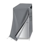 Safipotts Copertura per frigorifero, impermeabile e antipolvere, per proteggere congelatori verticali, adatta per celle frigorifere, colore: grigio, 58 x 58 x 86 cm (larghezza x profondità x altezza)