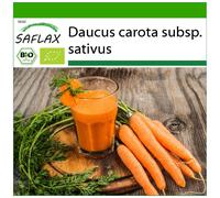 SAFLAX - BIO - Carota - Early Nantes - 1500 semi - Con substrato - Daucus