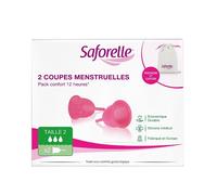 Saforelle Coppette Mestruali T2 2 pezzi + Sacchetto - Coppette Mestruali