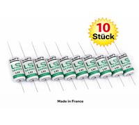 Saft 10x Batteria al Litio SAFT LS14250CNA 3,6V 1,2Ah Assiale 1/2AA