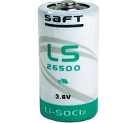 Saft 10x batterie LS 26500 3,6V Li-SOCl2, litio al cloruro di tionile, C (mezza torcia), Bobbin, cella primaria con alta densità di energia