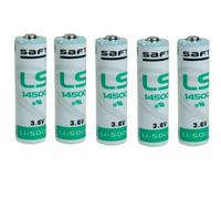 Saft 5 Batterie Stilo AA litio Lithium LS14500 3,6 V 2600 mAh LS 14500