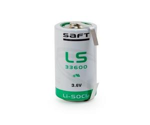 Saft batteria litio 3,6V 17Ah LS33600 CNR antifurto barriera daitem ER34615H
