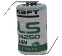 Saft LS 14250 HBG Batteria speciale 1/2 AA linguette a saldare a Z Litio 3.6 V