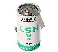 Saft LSH 14 batteria al litio 3.6 V Primary con linguetta a forma di z
