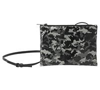 Safta 048438 Moos Camo Borsa a Tracolla, Colore: Nero