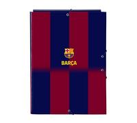 safta 1° KIT FC BARCELONA 25/26 - Cartella portadocumenti con 3 alette, ideale per bambini di diverse età, comoda e versatile, qualità e resistenza, 26x36,5 cm