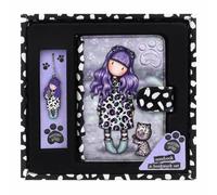 SAFTA 1086GJ04, Set Taccuino con segnalibri Gorjuss Smitten Kitten Unisex-Bambini e Ragazzi, Multicolore, M