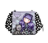 SAFTA 1098GJ05, Borsa a Tracolla Gorjuss Smitten Kitten Unisex-Bambini e Ragazzi, Multicolore, M