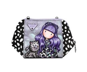 SAFTA 1098GJ05, Borsa a Tracolla Gorjuss Smitten Kitten Unisex-Bambini e Ragazzi, Multicolore, M