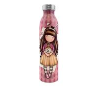 Safta 1103GJ08 Bottiglia Metallica 600ml Gorjuss Just One Second Unisex Bambini, Multicolore, M, multicolore, M