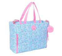 Safta VMB Paradiso - Borsa per laptop da 14,1 '' con tasca, zaino, ideale per bambini di diverse età, comoda e versatile, qualità e resistenza, 54 x 17 x 31 cm, Blu chiaro/Rosa Chiaro, M, Casual