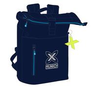 MUNICH NAUTIC - Zaino con patta per laptop da 15,6", ideale per diverse età, comodo e versatile, qualità e resistenza, 28 x 13 x 42 cm, colore blu marino, Blu navy, Estándar, Casual