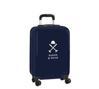 HARPER & NEYER - Trolley da cabina 20 pollici, valigia con ruote, lucchetto di sicurezza, valigia leggera, 34,5 x 20 x 55 cm, Blu navy, M, Casual
