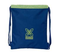 safta MUNICH NORTH - Zaino a sacco piatto, grande, ideale per bambini di diverse età, comodo e versatile, qualità e resistenza, 35 x 40 cm, Blu navy, M, Casual