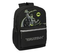 Safta BATMAN GAME OVER - Zaino da scuola, adattabile al carrello, ideale per bambini di diverse età, comodo e versatile, qualità e resistenza, 32 x 14 x 43 cm, Nero, M, Casual