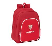 Safta SEVILLA FC - Zaino per bambini, ideale per bambini di diverse età, comodo e versatile, qualità e resistenza, 28 x 10 x 34 mm, rosso, M, Casual