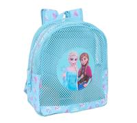 safta FROZEN - Zaino per bambini da spiaggia, anti sabbia, con manici, facile da pulire, ideale per bambini di diverse età, comodo e versatile, 32 x 12 x 38 cm, azzurro, M, Casual