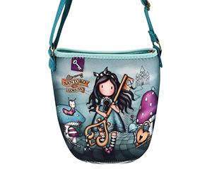 SAFTA 885GJ06, Borsello in Neoprene Gorjuss Curiosity Unisex-Bambini e Ragazzi, Multicolore, M