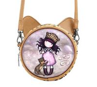 SAFTA Articolo, Gorjuss-Mini Tracolla Rotonda Purrrrfect Love Unisex-Bambini e Ragazzi, Multicolore, M