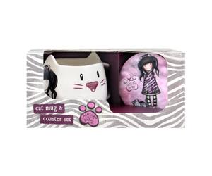 SAFTA Articolo, Gorjuss Ruby Wild, Set di Tazza e sottobicchiere Unisex-Bambini e Ragazzi, Multicolore, M