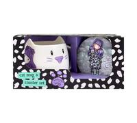 SAFTA Articolo, Gorjuss Smitten Kitten-Set di Tazze e sottobicchieri Unisex-Bambini e Ragazzi, Multicolore, M