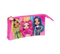 SAFTA 812220744 Rainbow High Triple Pencil Case 22X12X3Cm, Multicoloured