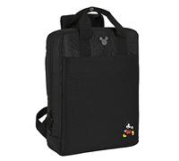 Safta 133+usb Mickey Mouse Premium 12.45l 30x46x14 Cm Backpack Nero Bambini