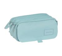 SAFTA - Astuccio Triple Big, Astuccio per bambini, ideale per bambini in età scolare, comodo e versatile, qualità e resistenza, 21,5 x 8 x 10 cm, colore blu, blu, Estándar, Casual