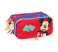 Safta Astuccio triplo grande MICKEY MOUSE GOOD DAY – 21,5×8×10 cm, blu M Casual, comodo e resistente