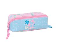 Safta Astuccio per bambini BLACKFIT8 SMILE grande e versatile 22x10x10 cm Azzurro/Rosa chiaro M