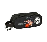 DRAGON BALL - Astuccio doppio bambino, astuccio per bambini, ideale per bambini in età scolastica, comodo e versatile, qualità e resistenza, 21 x 6 x 8 cm