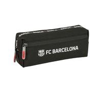 F. C. Barcellona - Astuccio triplo piccolo, astuccio per bambini, ideale per bambini in età scolastica, comodo e versatile, qualità e resistenza, 22 x 6 x 8,5 cm