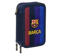 safta F.C. Barcellona 1ª attrezzatura 26/27 - Astuccio scuola con 37 utili inclusi, comodo e versatile, 12,5 x 5,5 x 19,5 cm