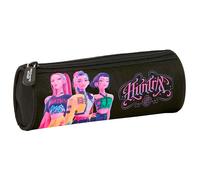 K-POP Demon Hunters - Astuccio rotondo per bambini, ideale per bambini dai 5 ai 14 anni, comodo e versatile, qualità e resistenza, 20 x 7 cm