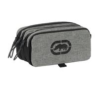 Safta ECKO UNLTD. Rhino - Astuccio triplo grande, astuccio per bambini, ideale per bambini in età scolastica, comodo e versatile, qualità e resistenza, 21,5 x 8 x 10 cm, colore grigio/nero, Grigio /