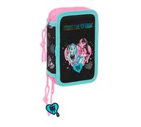 Safta Astuccio Monster High 12.5x19.5x5.5 Cm Triple