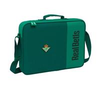 Safta Real Betis Balompe - Portafoglio estraibile, valigetta portatodo, tracolla comoda e versatile, qualità e resistenza, 38 x 6 x 28 cm, verde acqua, M, Casual