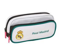 Real Madrid Attrezzature 26/27 - Astuccio con tasca, astuccio per bambini, ideale per bambini in età scolastica, comodo e versatile, qualità e resistenza, 21 x 6 x 10,5 cm