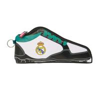Real Madrid Attrezzatura 26/27 - Astuccio per scarpe da scuola, ideale per bambini in età scolastica, comodo e versatile, qualità e resistenza, 24 x 2 x 10 cm