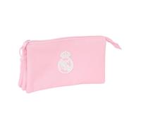 Safta Astuccio triplo Real Madrid Femenino 22 x 3 x 12 cm Rosa - per bambini