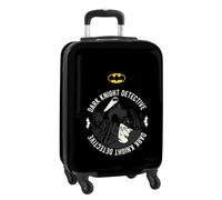 Safta Astuccio scolastico doppio 3D Batman, astuccio per la scuola per bambini con due scomparti separati, doppia cerniera, maniglia laterale per la mano, misure 21 x 6 x 8 cm, astuccio scolastico 2