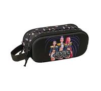 safta | Astuccio scolastico doppio 3D K-Pop Demon Hunters Sound, portapenne scolastico con due scomparti separati, cerniere Resistentes, Misure 21x6x8 cm, Astuccio scolastico 2 scomparti
