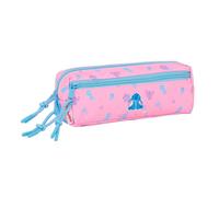 Safta Astuccio triplo STITCH BRIGHT piccolo per bambini 22 x 6 x 8,5 cm