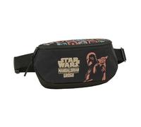 Safta Astuccio triplo Mandalorian & Grogu da 37 pezzi, astuccio scolastico organizer con 3 scomparti e cerniera, include 16 matite, 14 pennarelli, righello e semicerchio, misure 12,5 x 5,5 x 19,5 cm