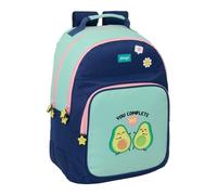 Safta Astuccio triplo Mr. Wonderful Comic, 37 pezzi, astuccio scolastico organizer con 3 scomparti e cerniera, include 16 matite, 14 pennarelli, righello e semicerchio, misure 12,5 x 5,5 x 19,5 cm